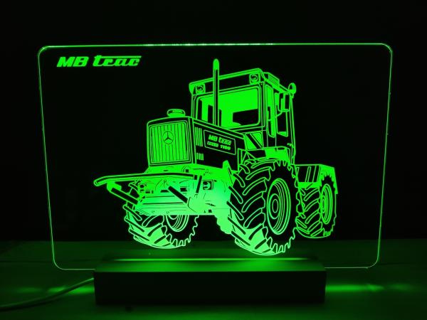 MB Trac 1100 Turbo LED Schild